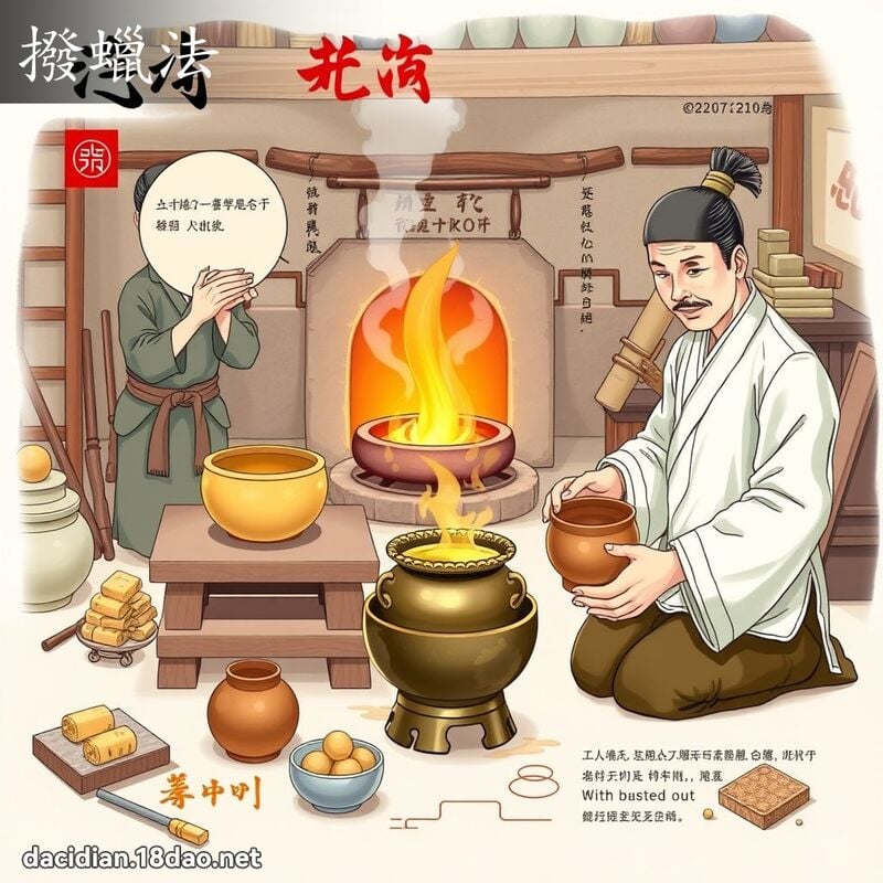 撥蠟法 - 國語大辭典配圖