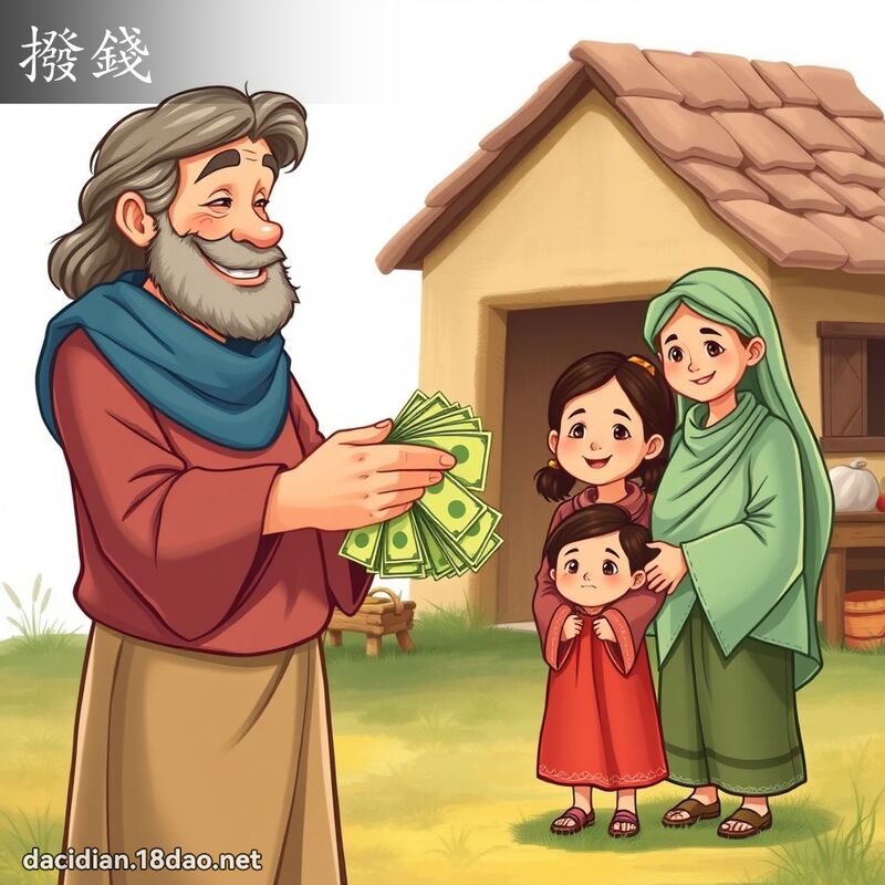 撥錢 - 國語大辭典配圖