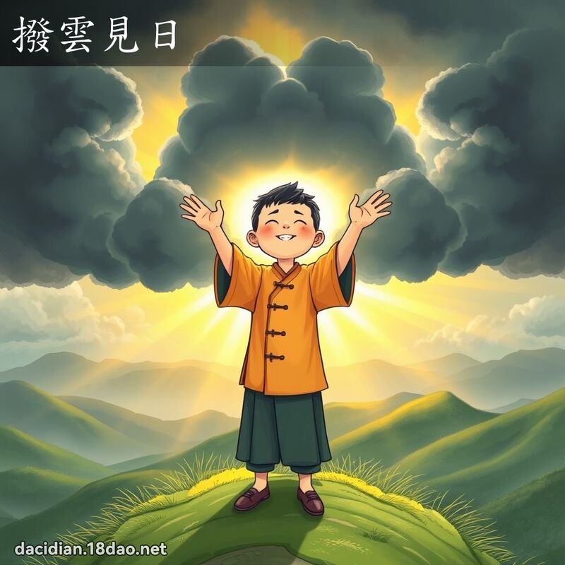 拨云见日 - 国语大辞典配图