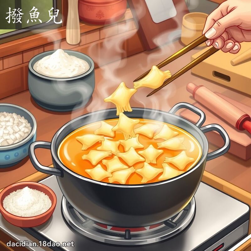 拨鱼儿 - 国语大辞典配图