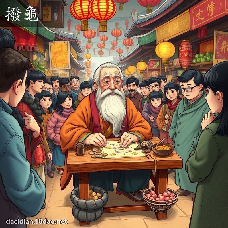 撥龜 - 國語大辭典配圖