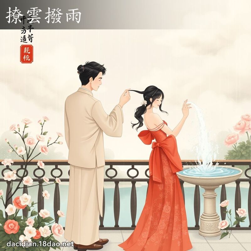 撩雲撥雨 - 國語大辭典配圖