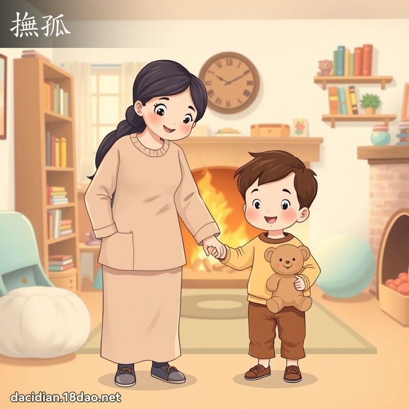 撫孤 - 國語大辭典配圖