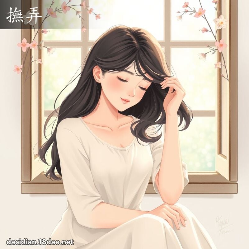 撫弄 - 國語大辭典配圖