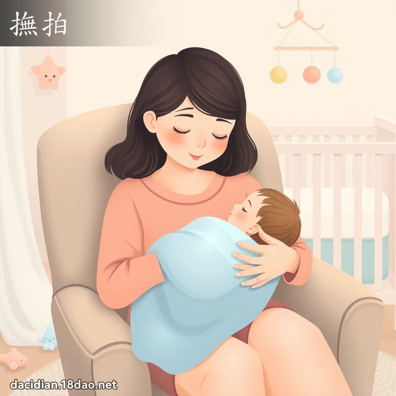 抚拍 - 国语大辞典配图