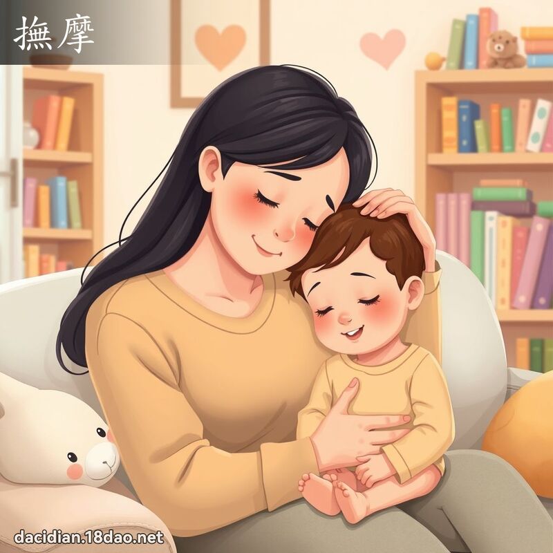 抚摩 - 国语大辞典配图