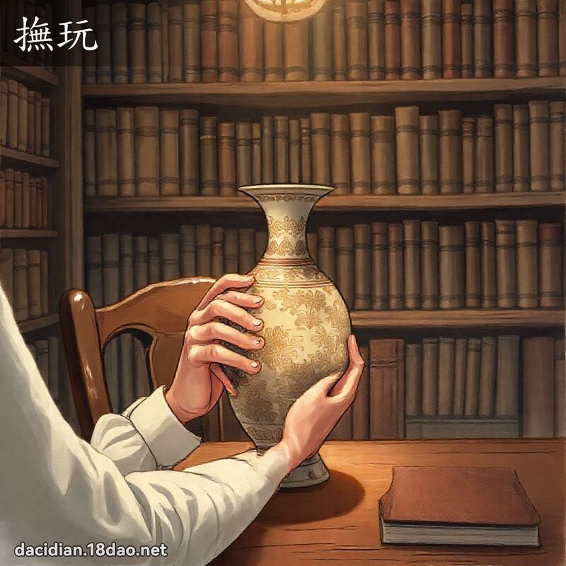 抚玩 - 国语大辞典配图