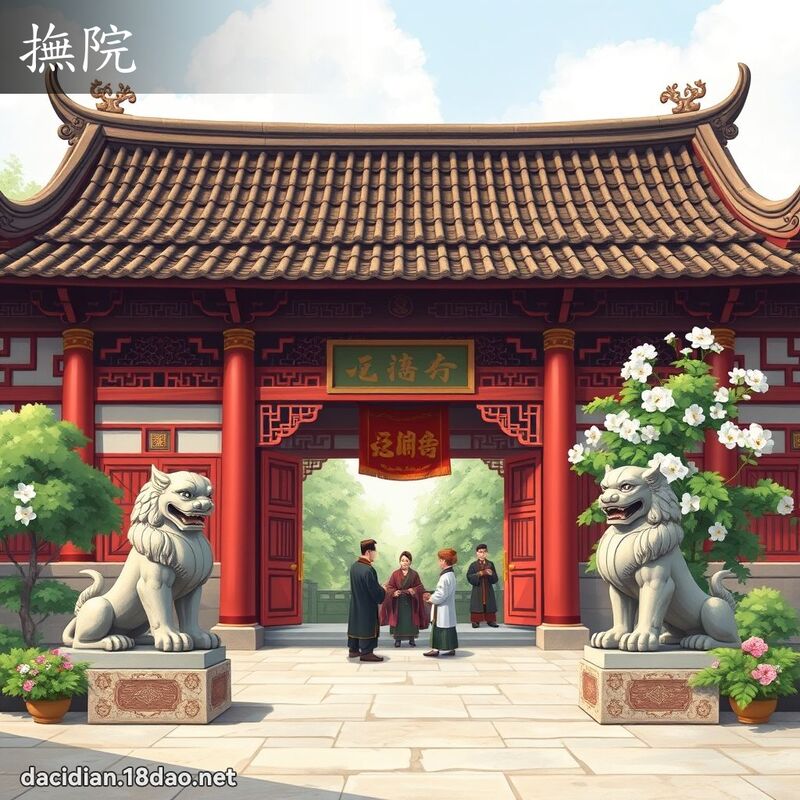 抚院 - 国语大辞典配图
