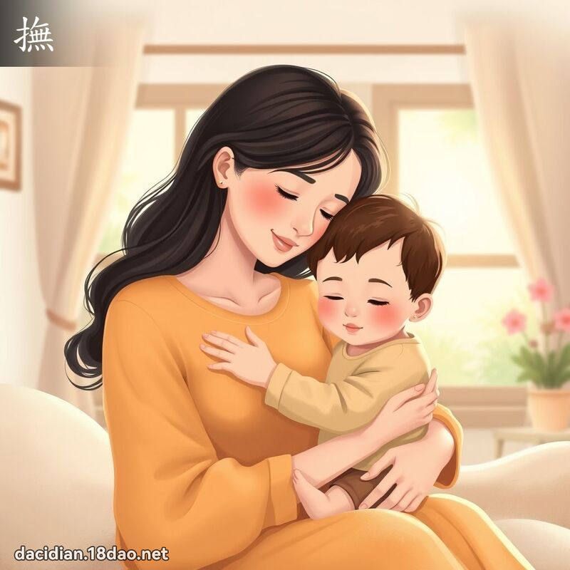 撫 - 國語大辭典配圖