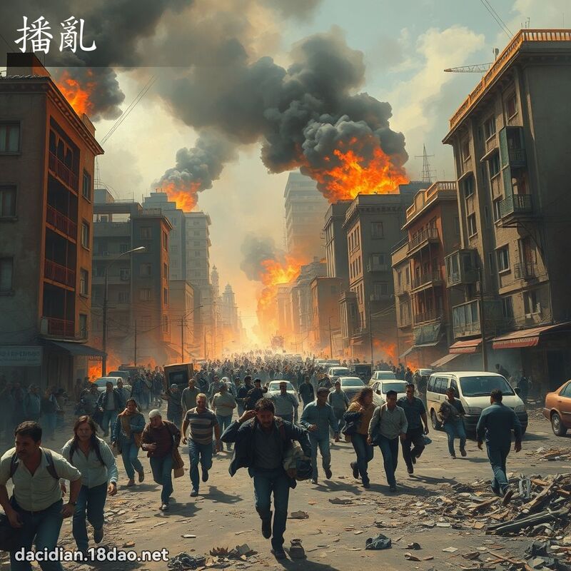 播乱 - 国语大辞典配图