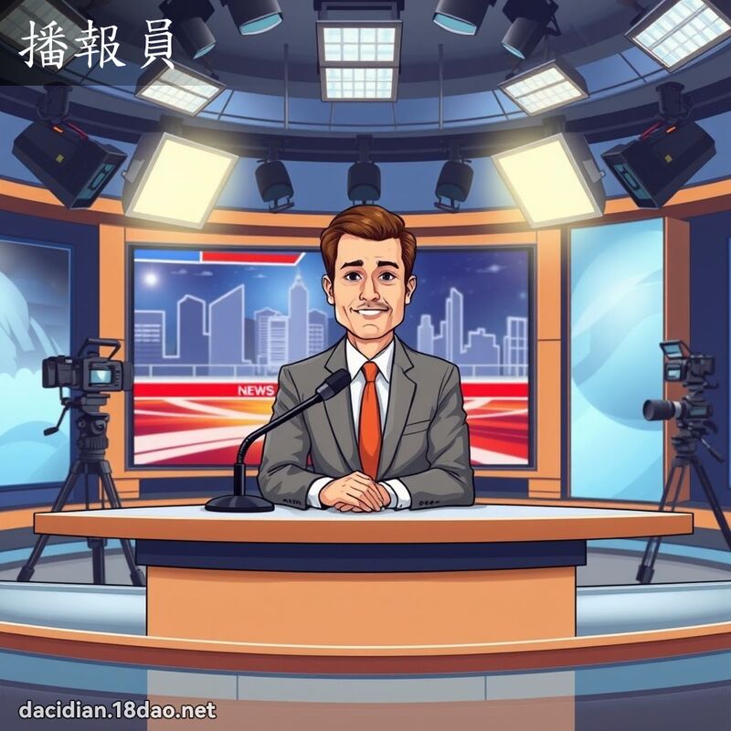 播报员 - 国语大辞典配图