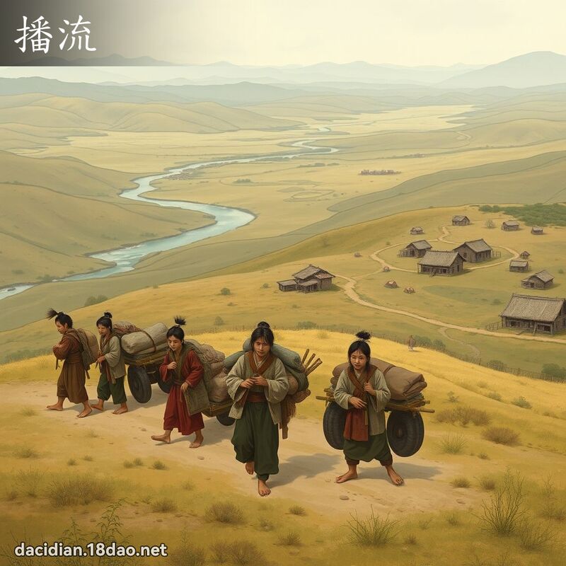播流 - 國語大辭典配圖