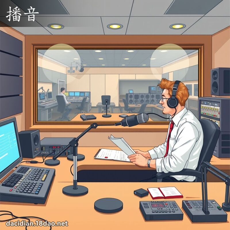播音 - 國語大辭典配圖