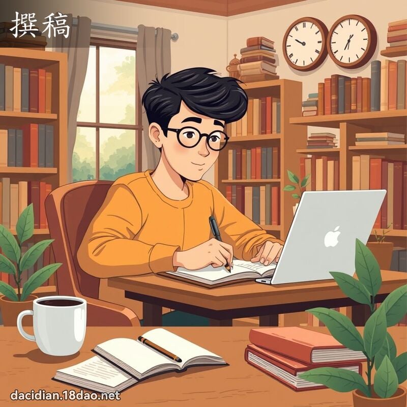撰稿 - 国语大辞典配图