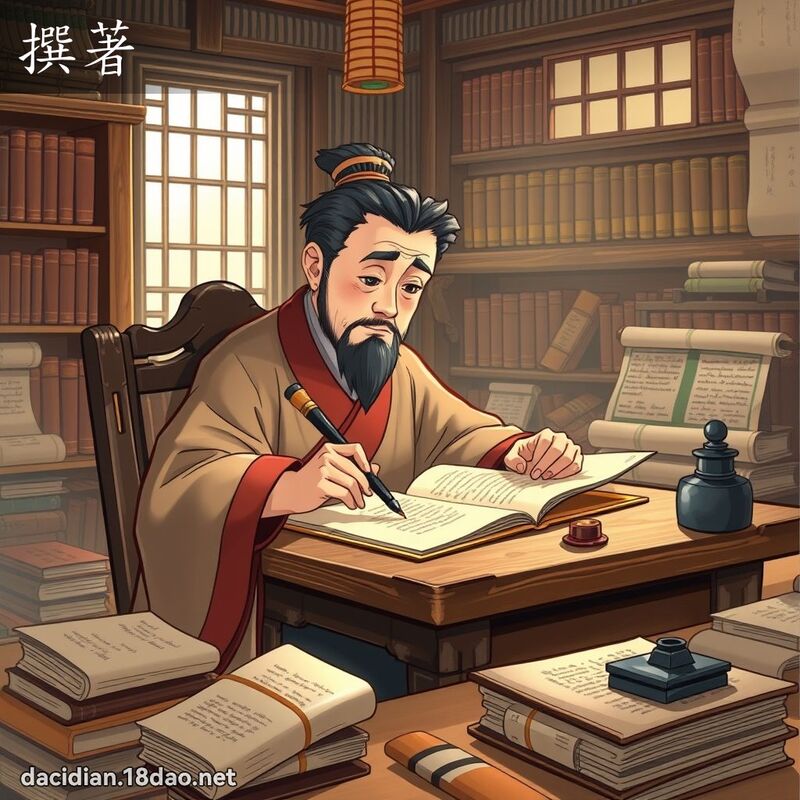 撰著 - 国语大辞典配图