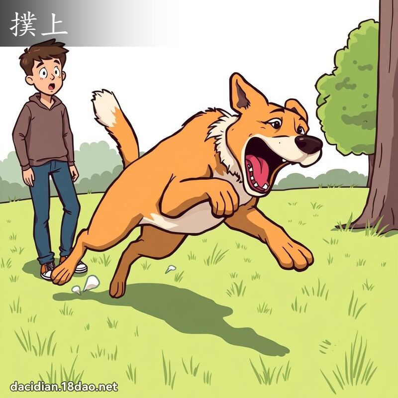 扑上 - 国语大辞典配图