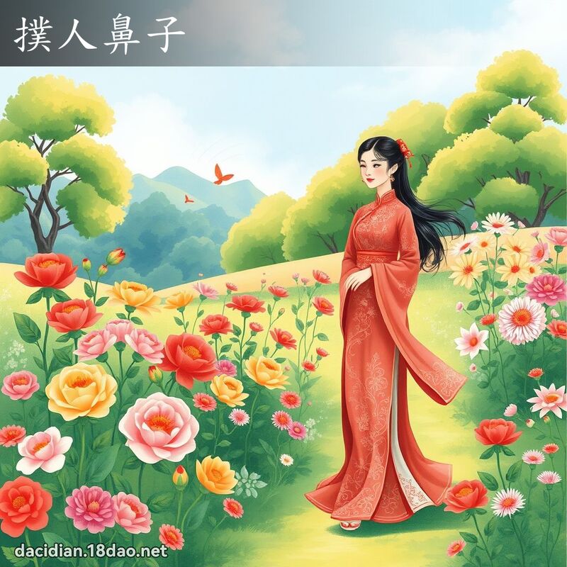 扑人鼻子 - 国语大辞典配图