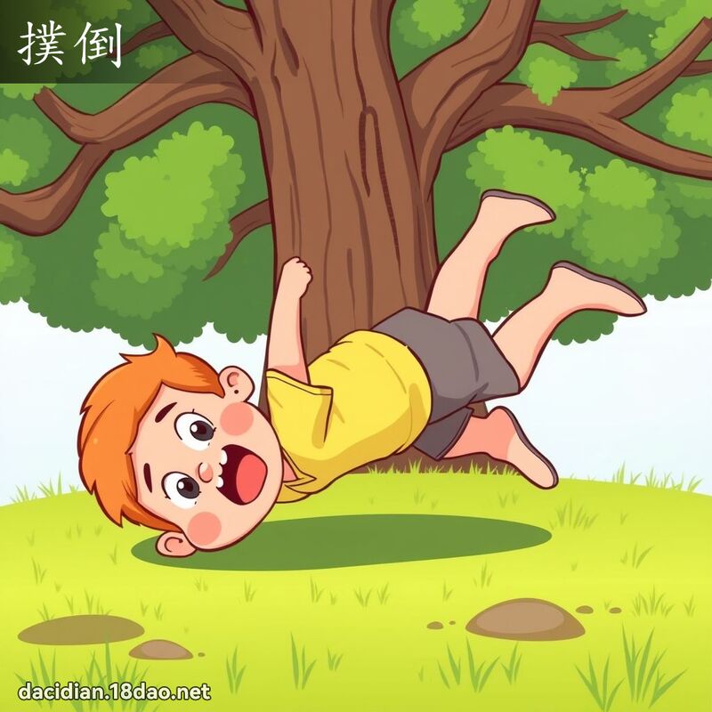 扑倒 - 国语大辞典配图