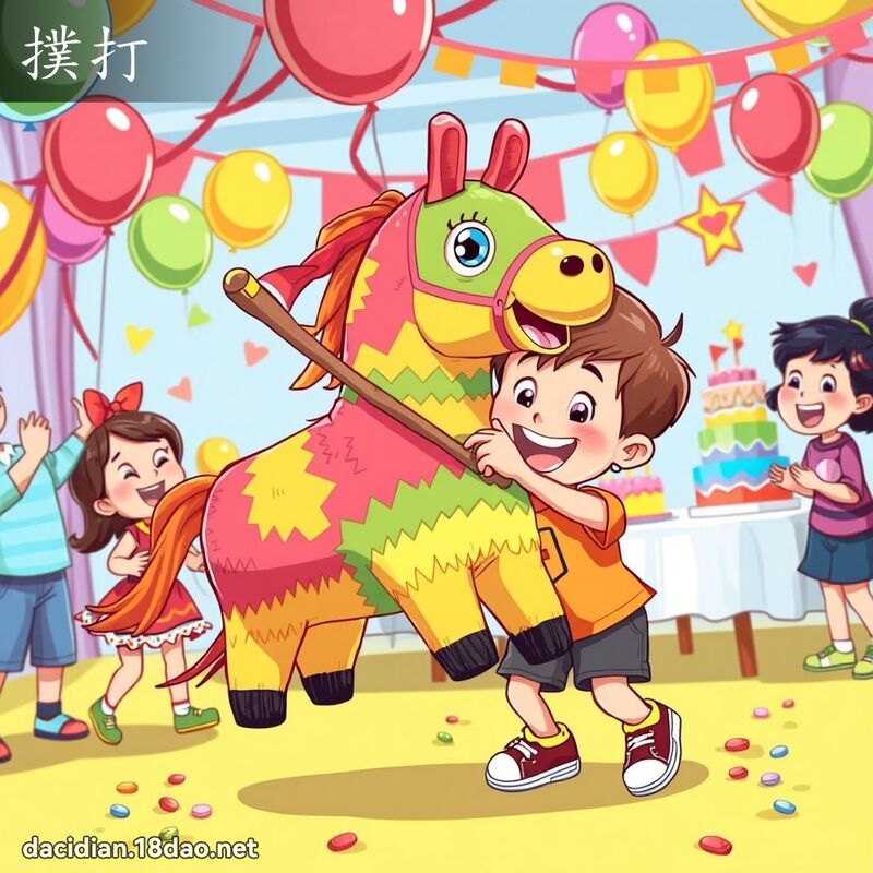 撲打 - 國語大辭典配圖