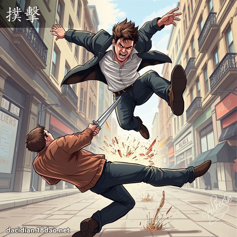 撲擊 - 國語大辭典配圖