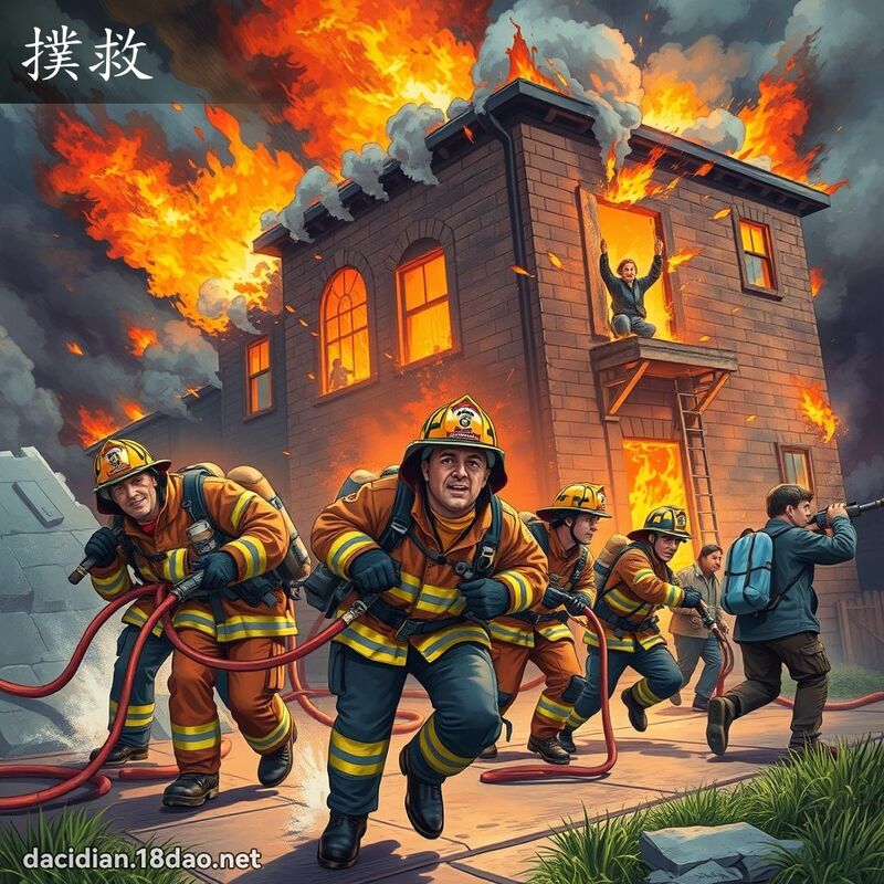 扑救 - 国语大辞典配图