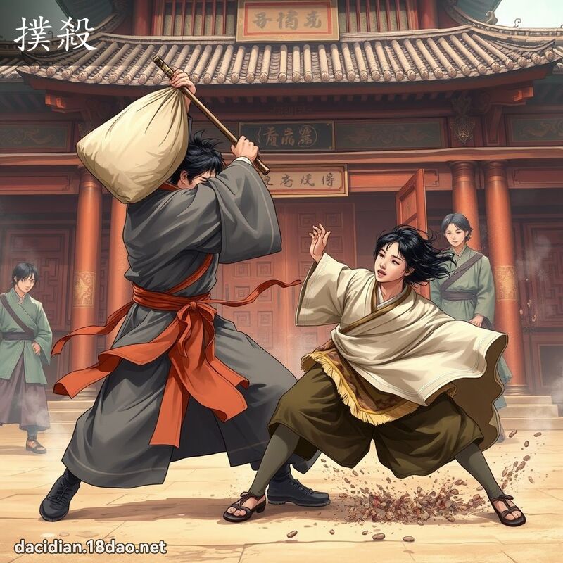 撲殺 - 國語大辭典配圖