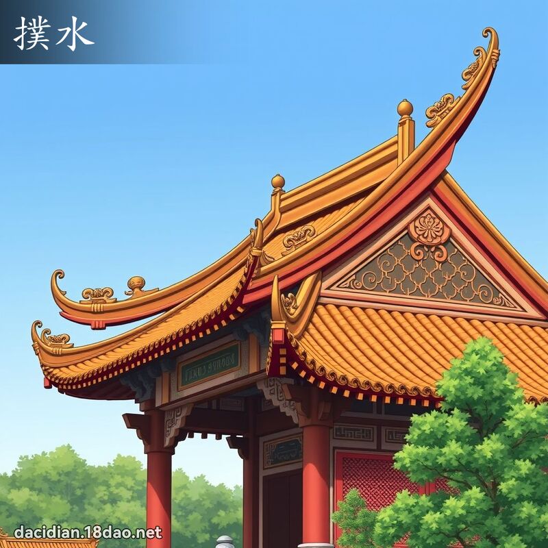 撲水 - 國語大辭典配圖