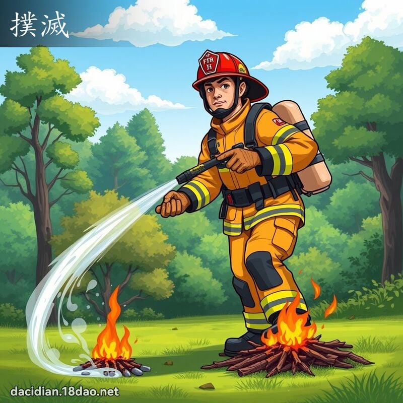 撲滅 - 國語大辭典配圖