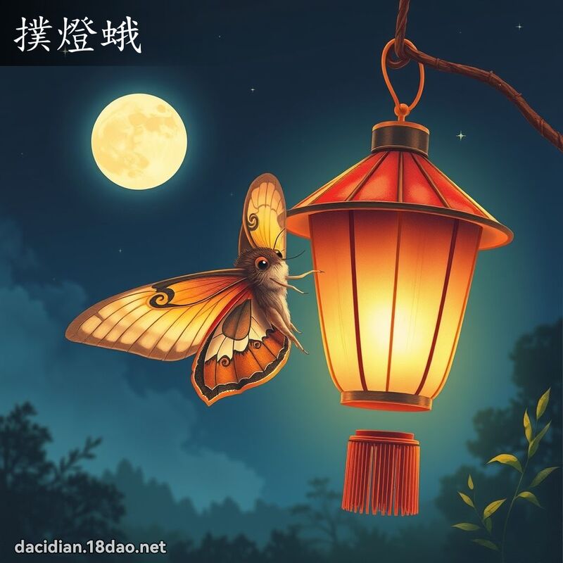 扑灯蛾 - 国语大辞典配图