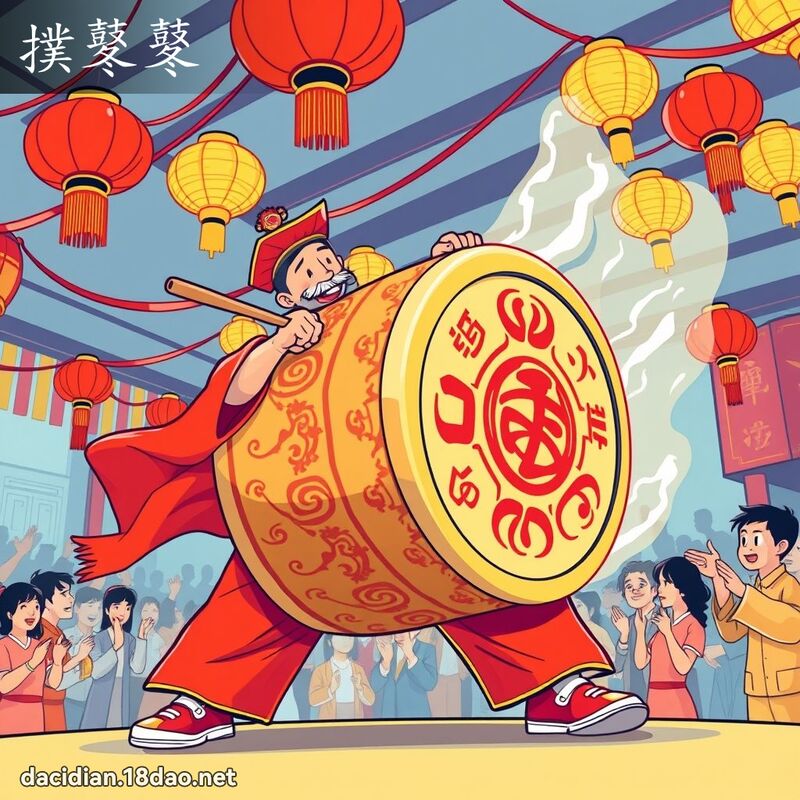 扑鼕鼕 - 国语大辞典配图