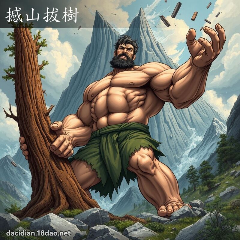 撼山拔树 - 国语大辞典配图