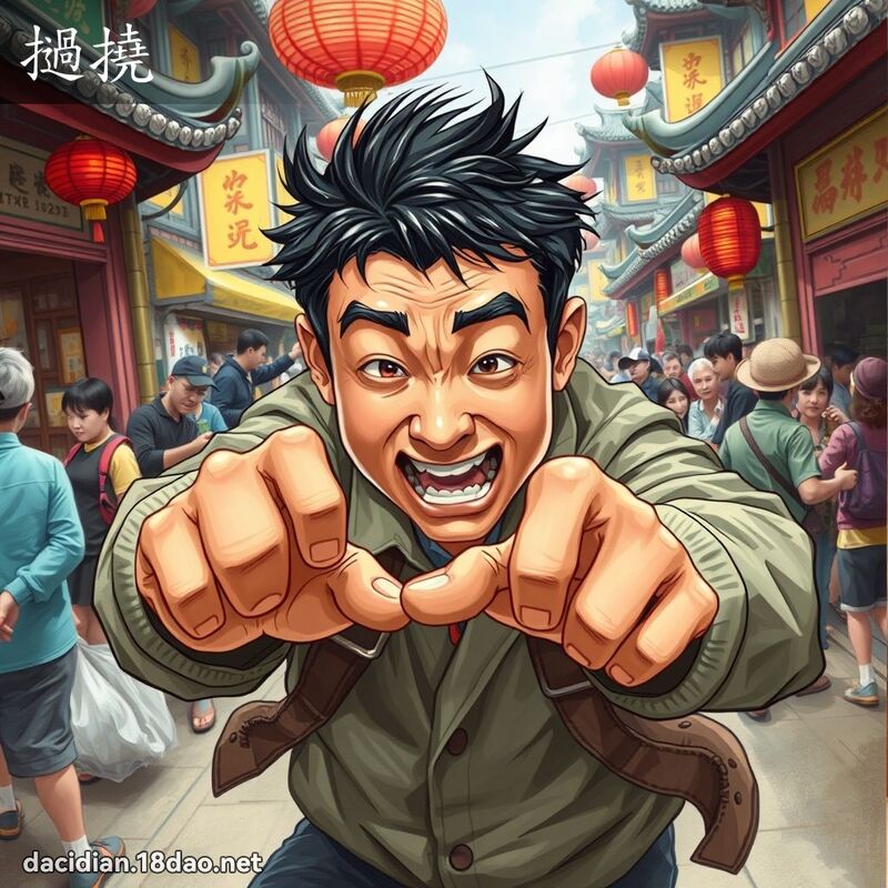 挝挠 - 国语大辞典配图