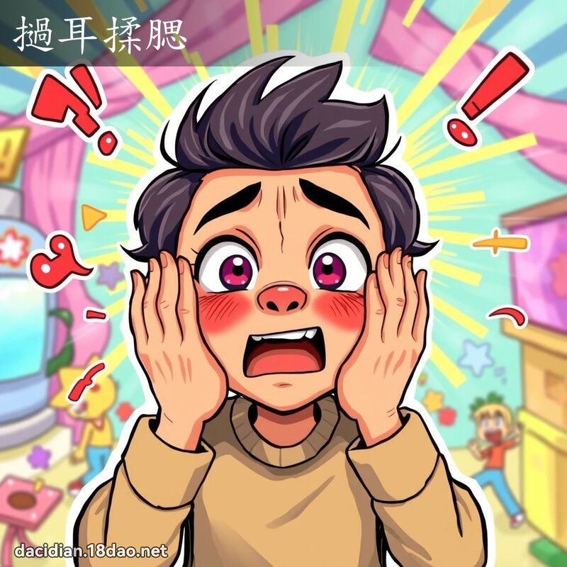 撾耳揉腮 - 國語大辭典配圖