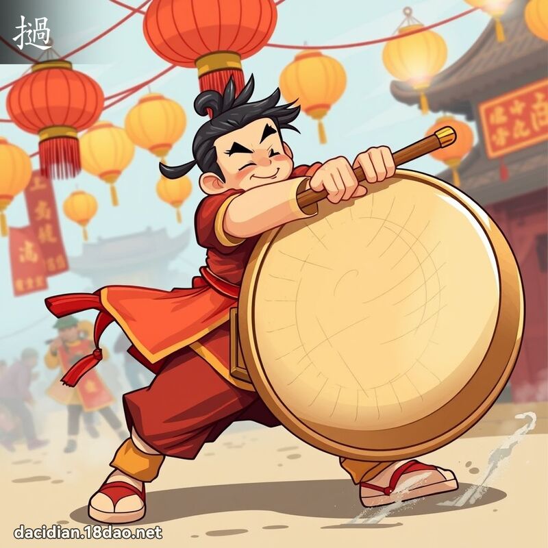 撾 - 國語大辭典配圖