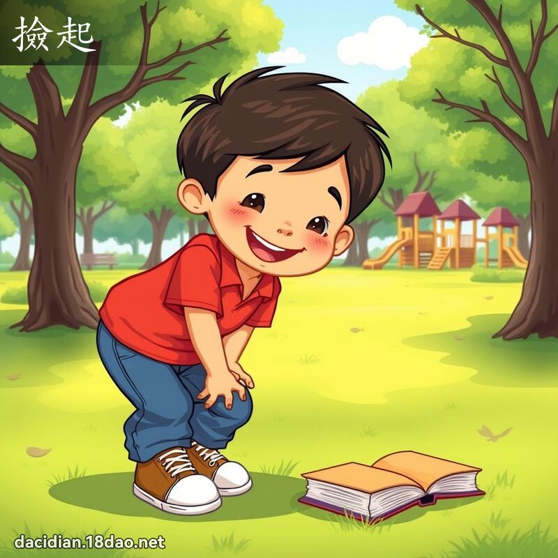 撿起 - 國語大辭典配圖