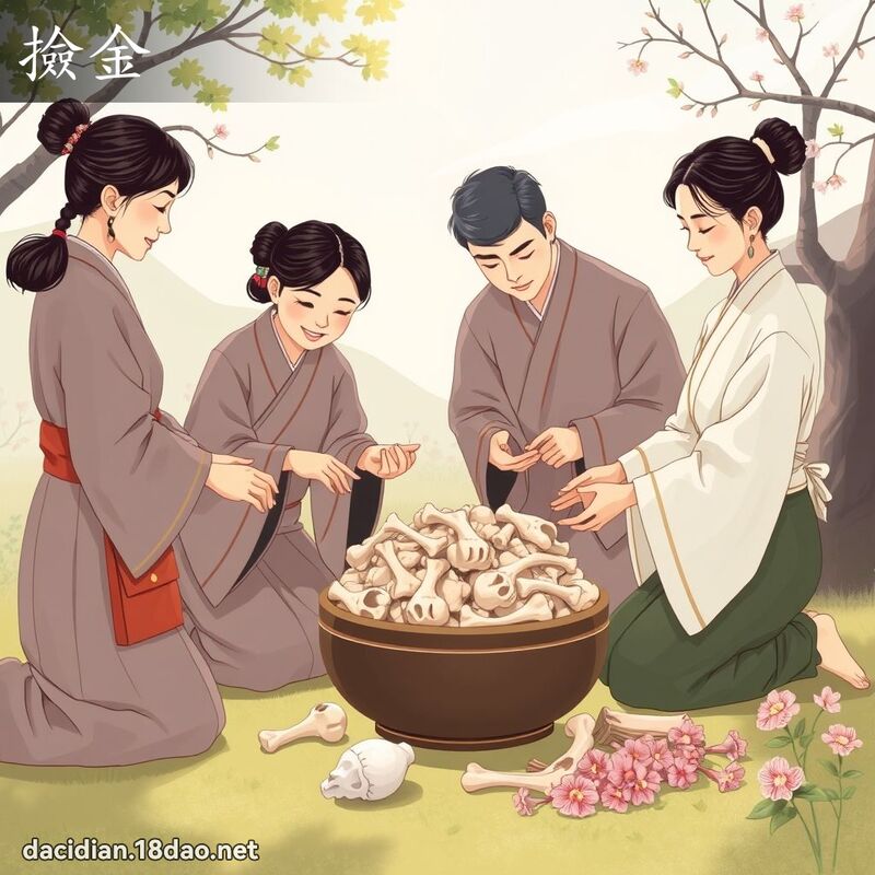 撿金 - 國語大辭典配圖