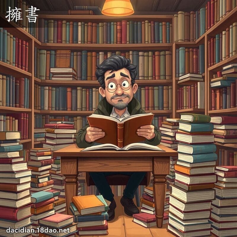 擁書 - 國語大辭典配圖