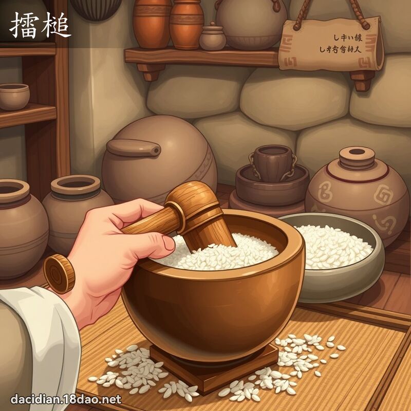 擂槌 - 国语大辞典配图