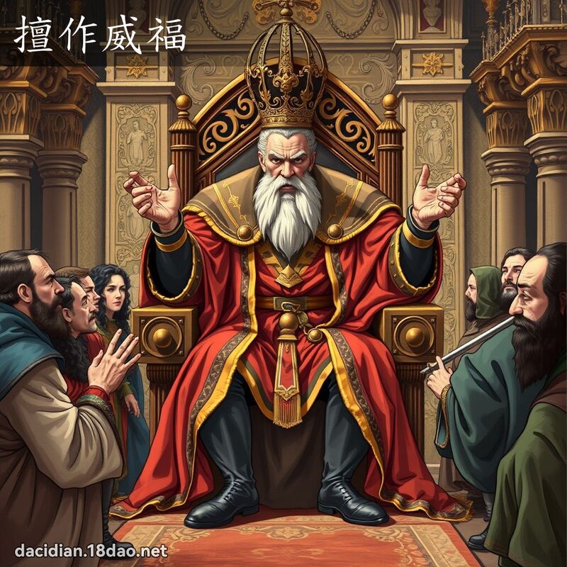 擅作威福 - 国语大辞典配图