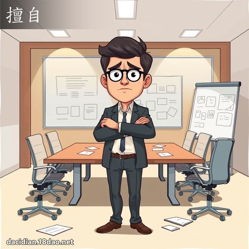 擅自 - 国语大辞典配图