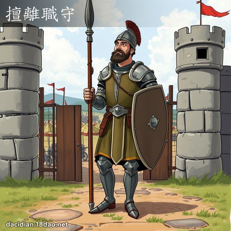 擅離職守 - 國語大辭典配圖