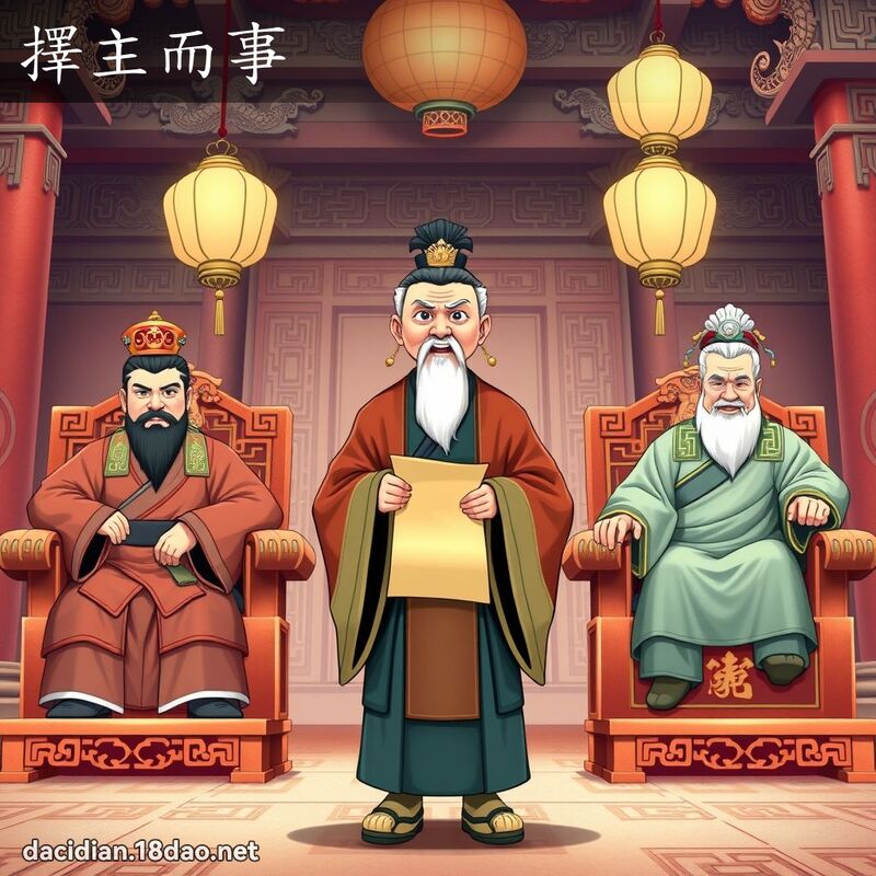 擇主而事 - 國語大辭典配圖