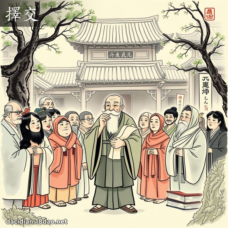 擇交 - 國語大辭典配圖