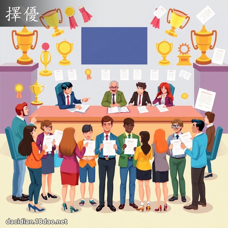 择优 - 国语大辞典配图