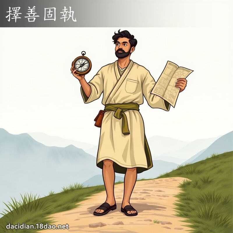 择善固执 - 国语大辞典配图