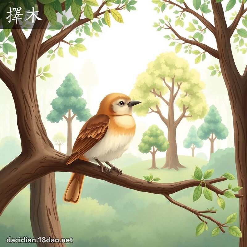 擇木 - 國語大辭典配圖