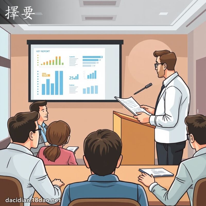 擇要 - 國語大辭典配圖