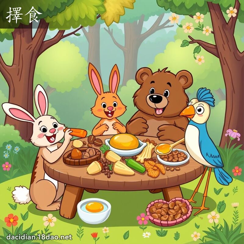 擇食 - 國語大辭典配圖