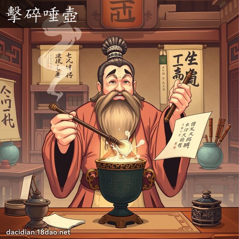 擊碎唾壺 - 國語大辭典配圖