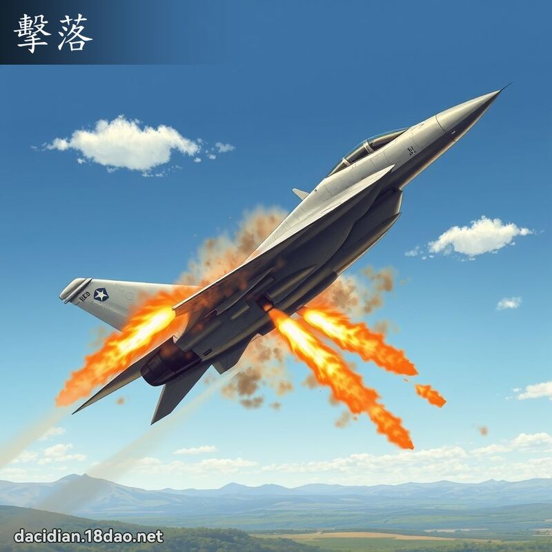 擊落 - 國語大辭典配圖